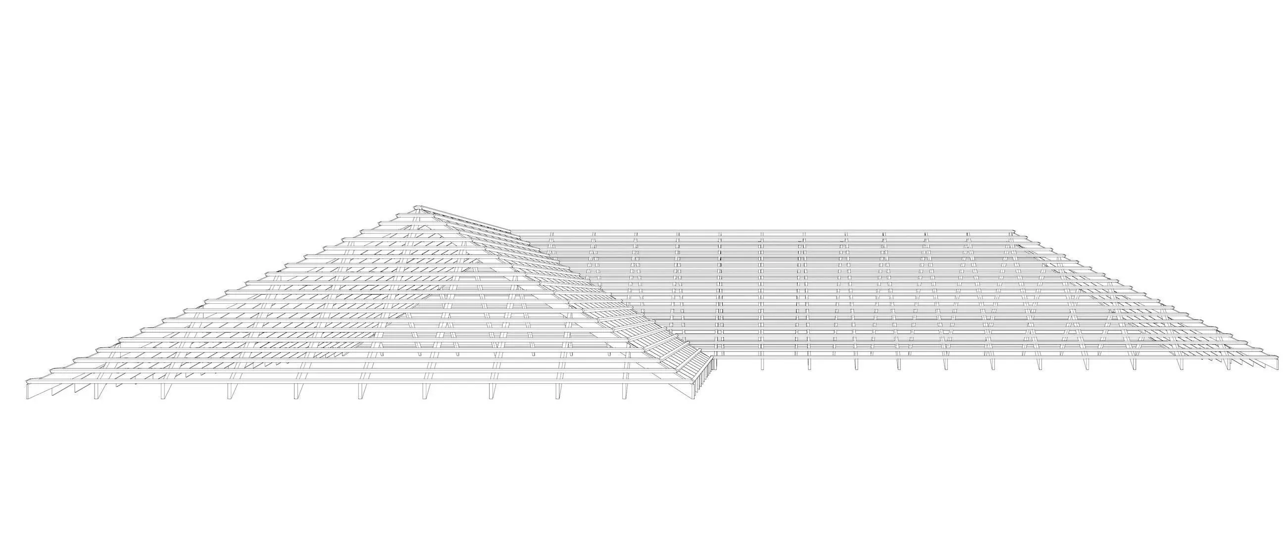 Roof structure 25O13 3D model_6