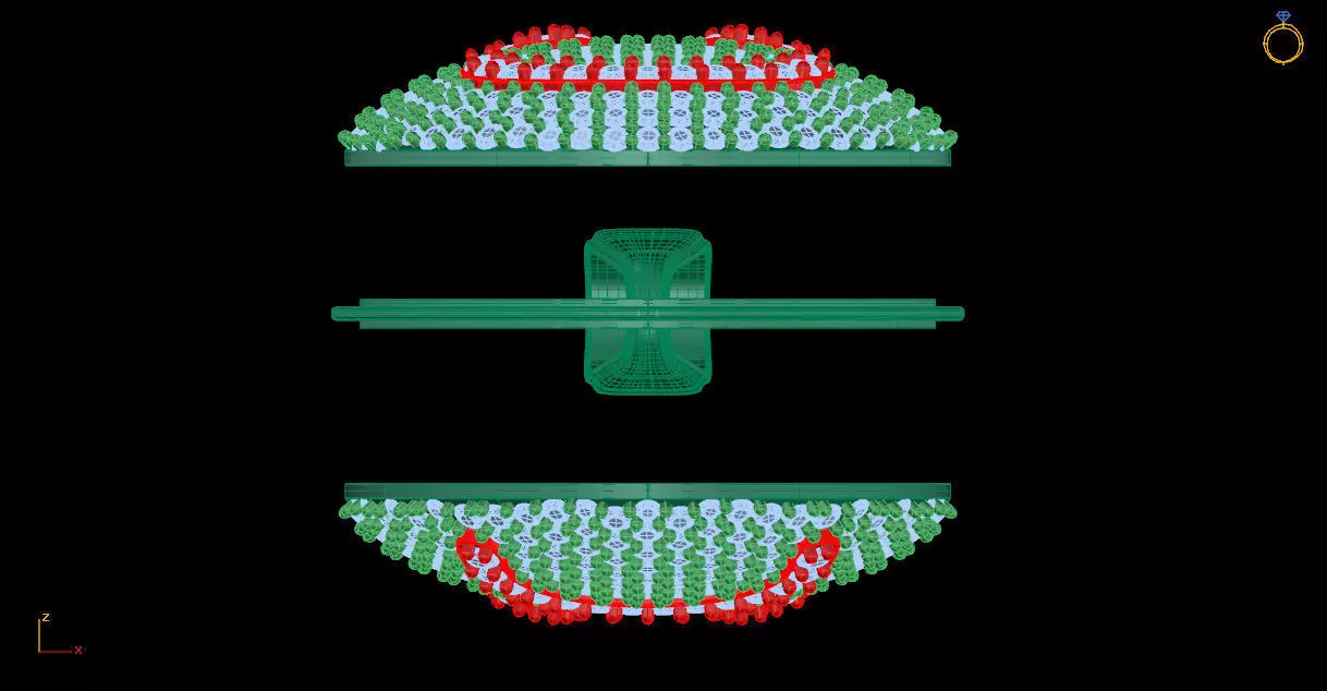 Double Sided Smile Pendant Hip Hop Jewelry 3D Print Model STL 3D print model_10