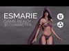 Desert Sorceress Esmarie - Game Ready Low-poly 3D model_1