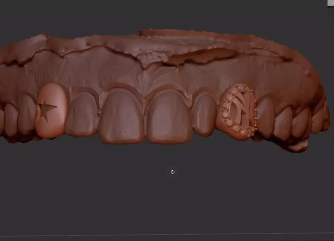Hip hop grillz 3D print model