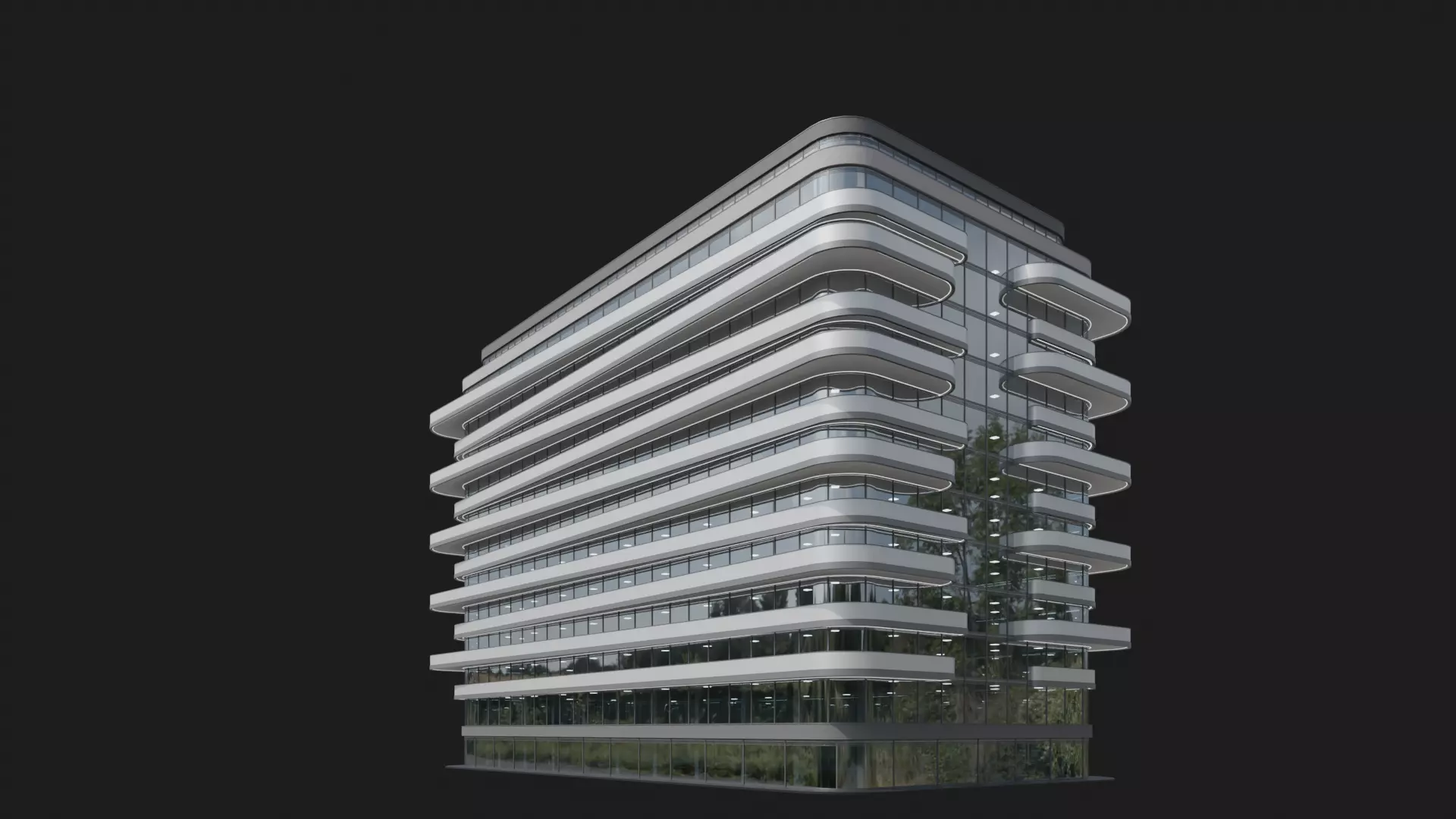 Luminos Tower 3D model_0