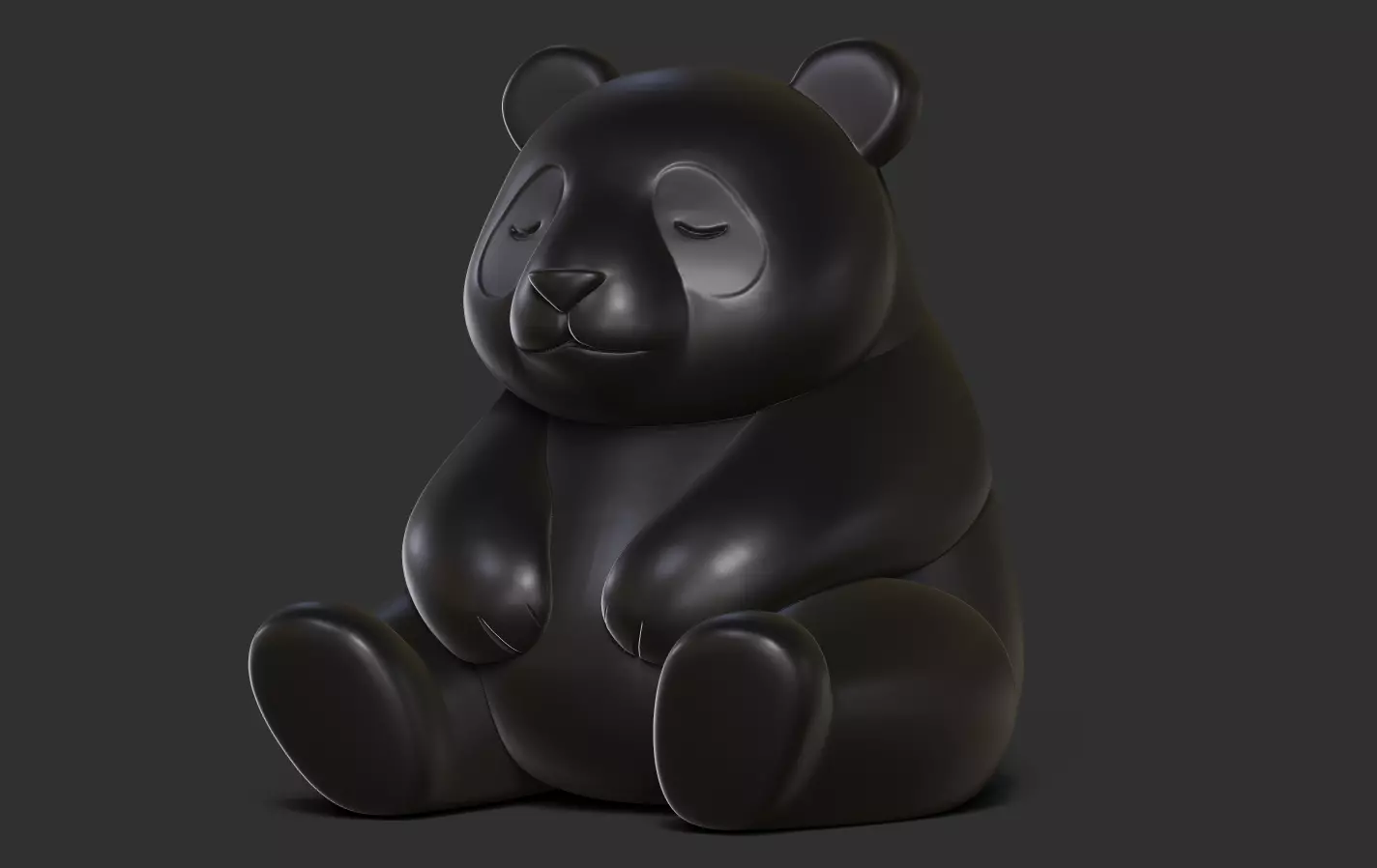 Panda 3D print model_18