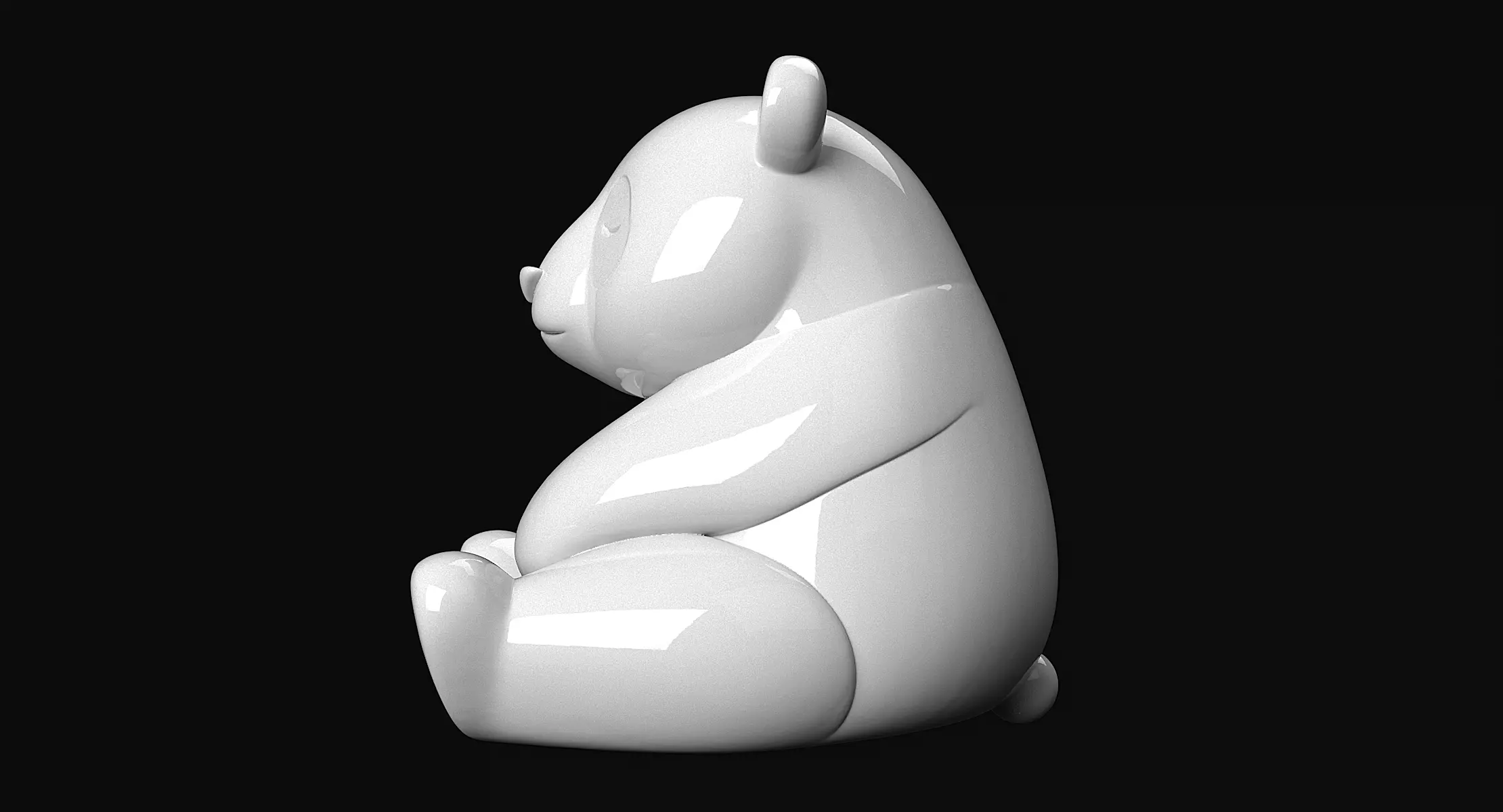Panda 3D print model_8