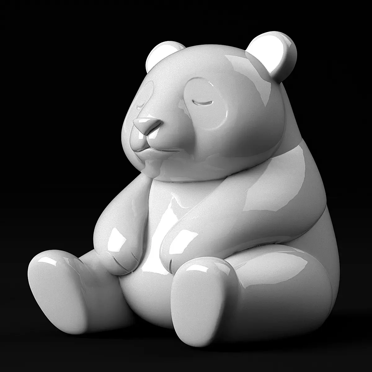 Panda 3D print model_0