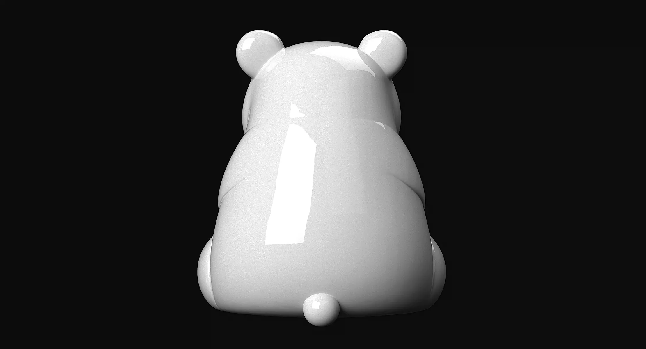 Panda 3D print model_6