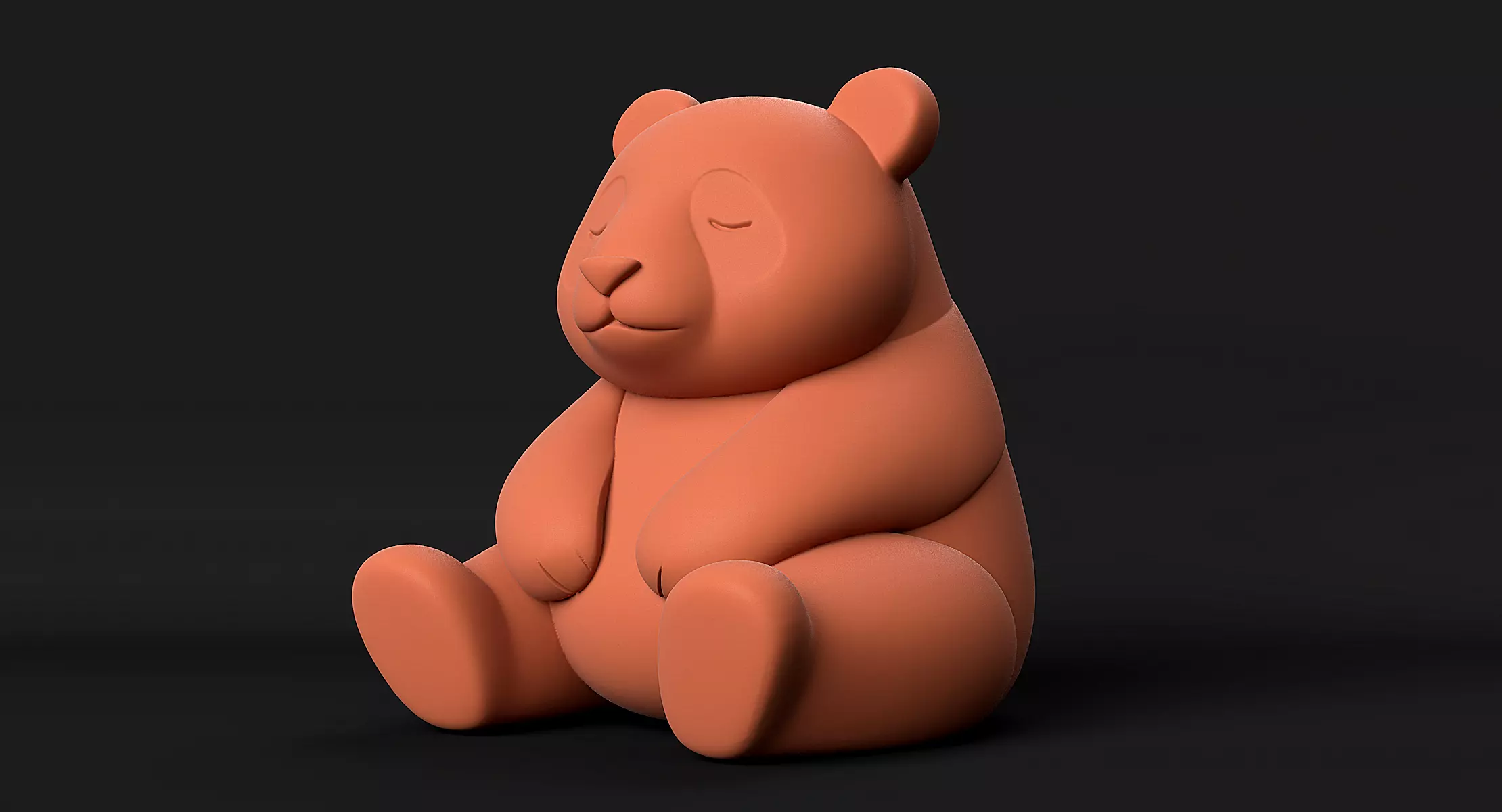 Panda 3D print model_9