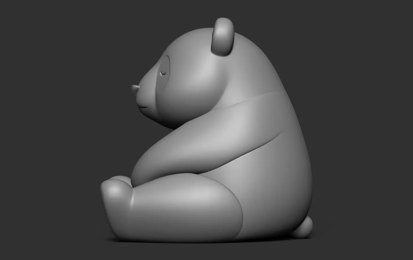 Panda 3D print model_15