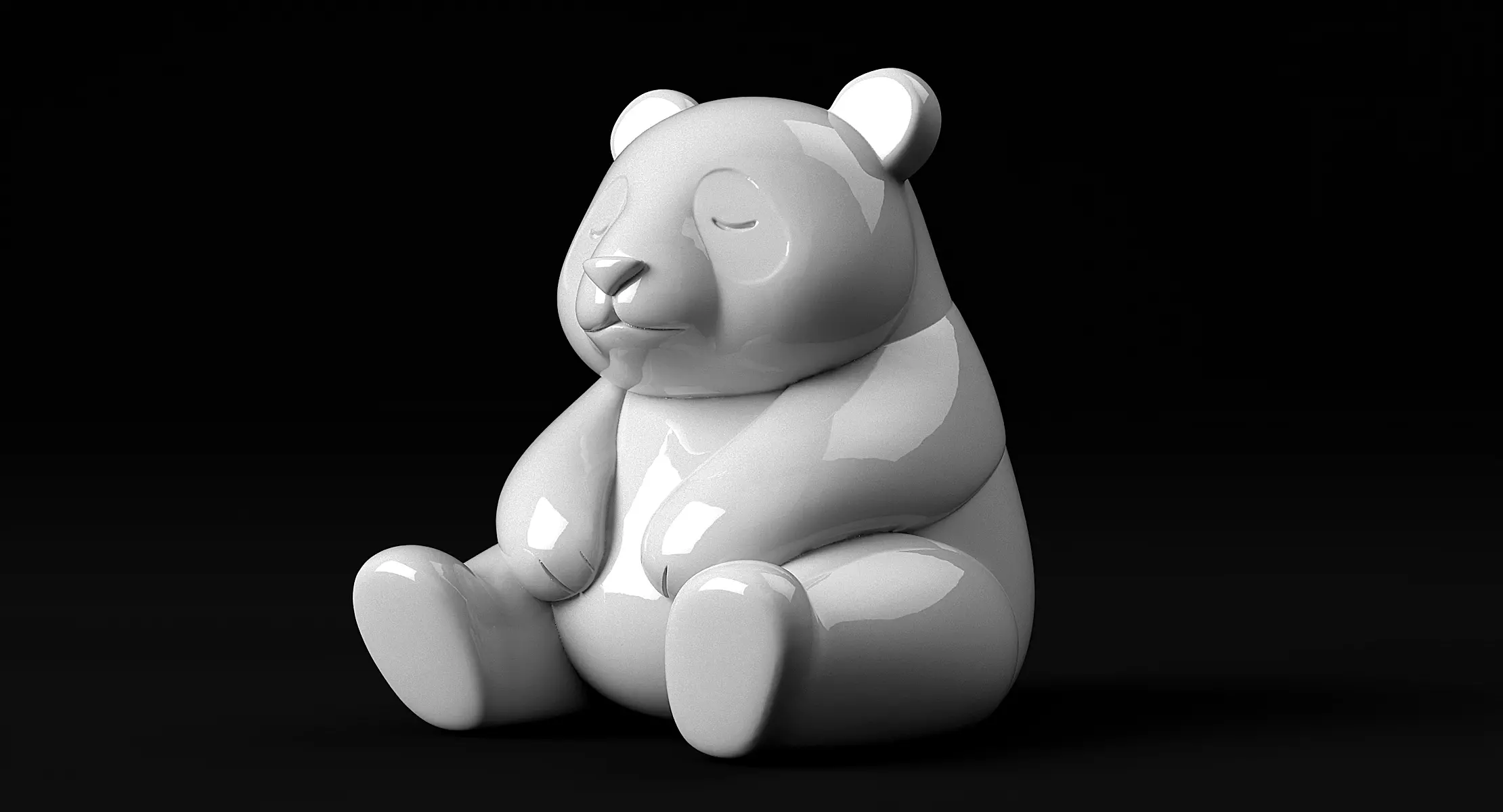 Panda 3D print model_1