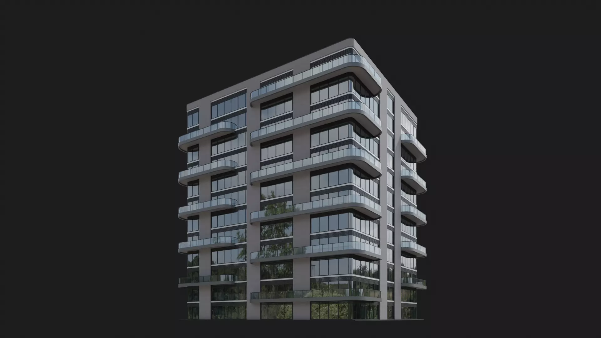 Skyline Residences 3D model_2