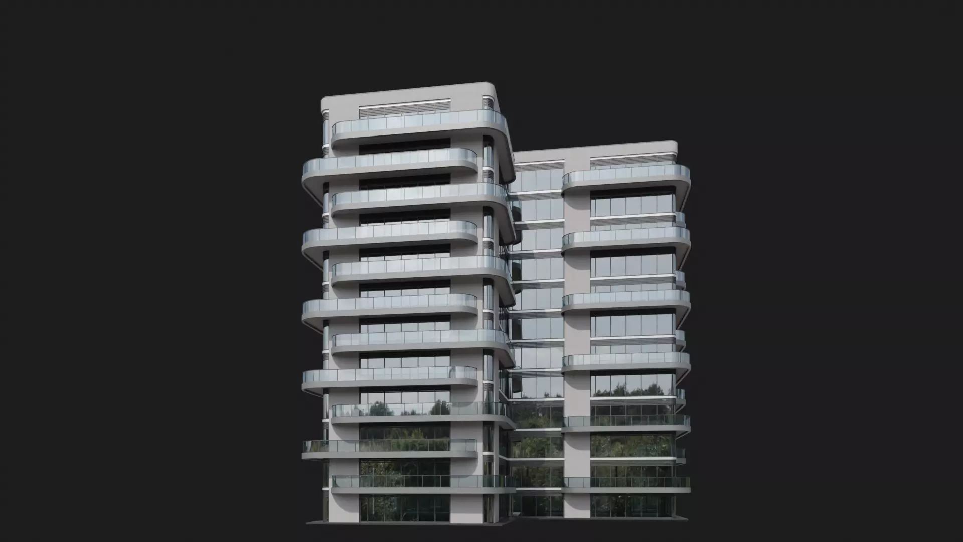 Skyline Residences 3D model_1