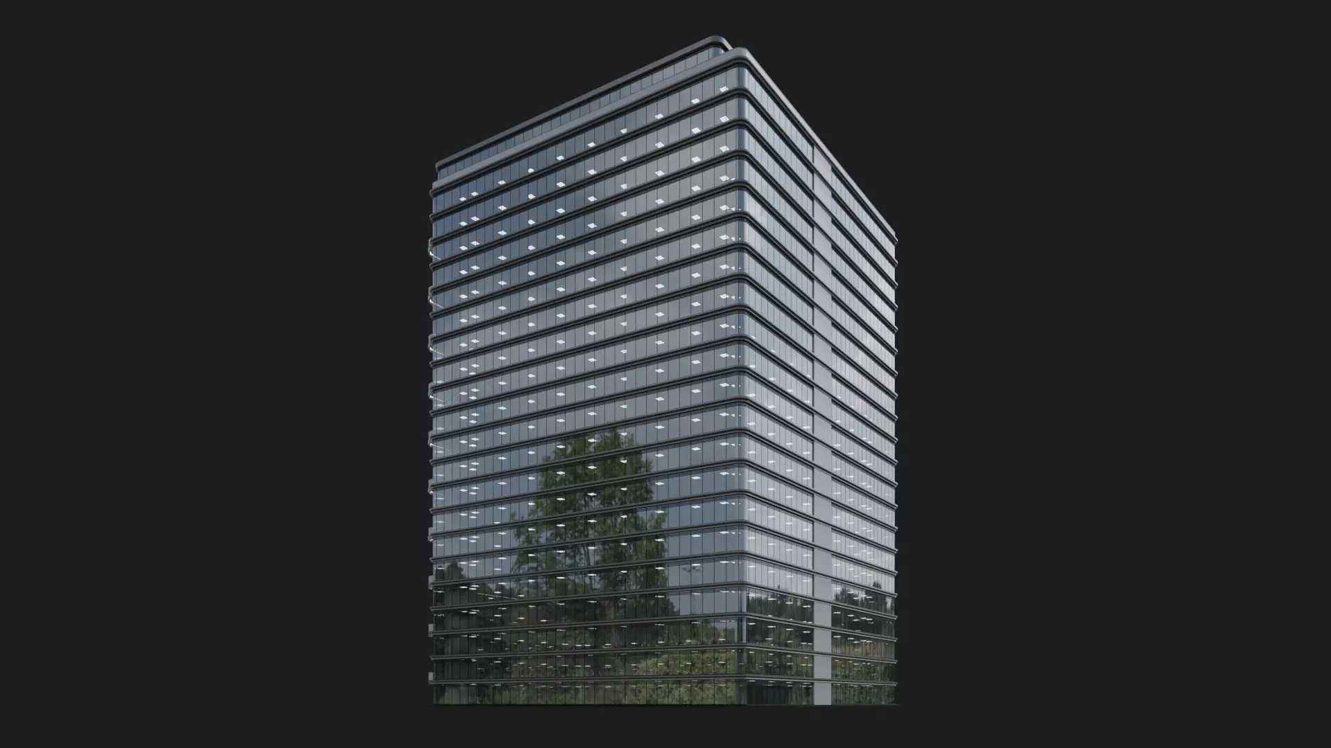 Cascade Tower 3D model_6