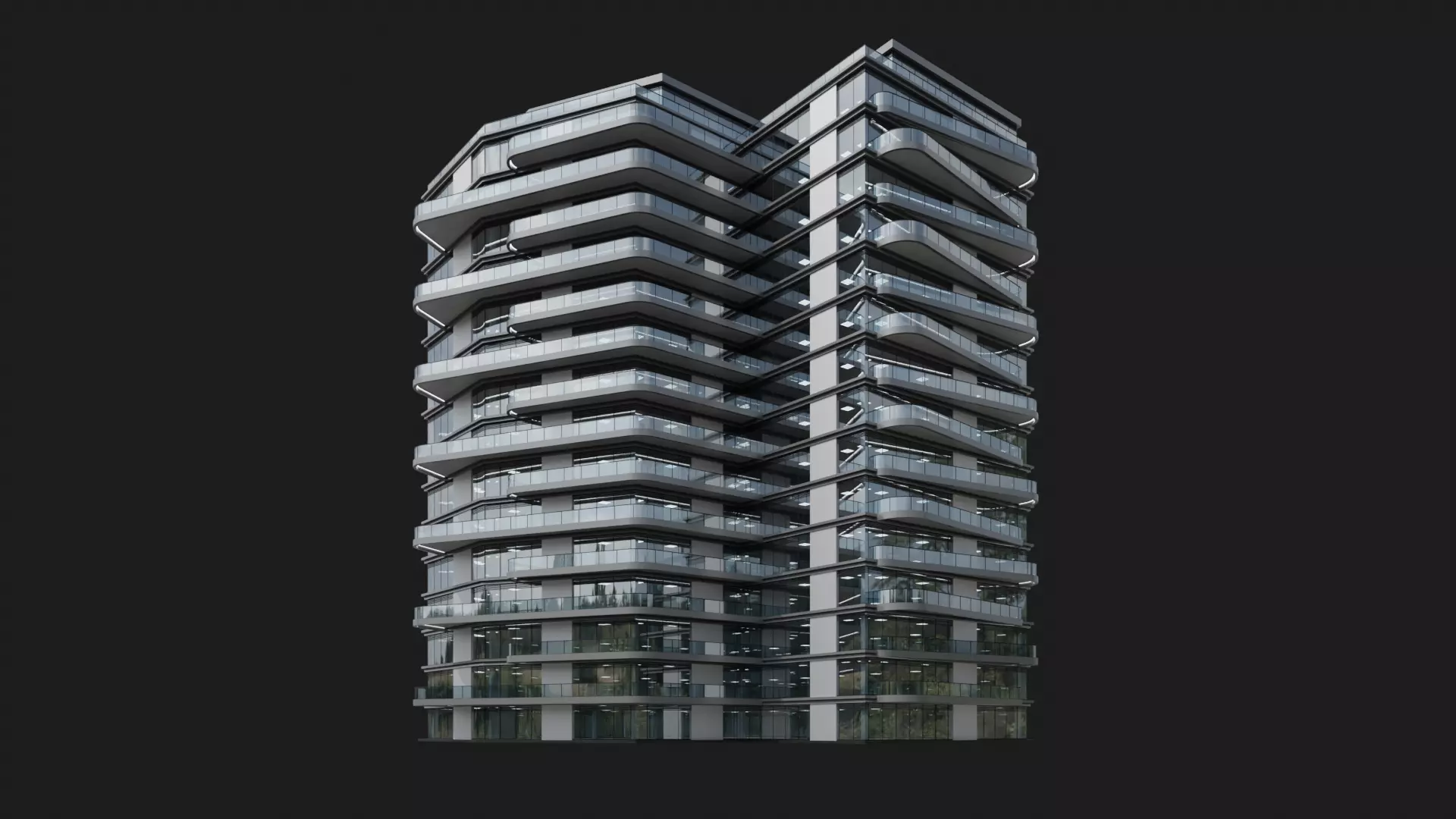 Vortex Tower 3D model_7