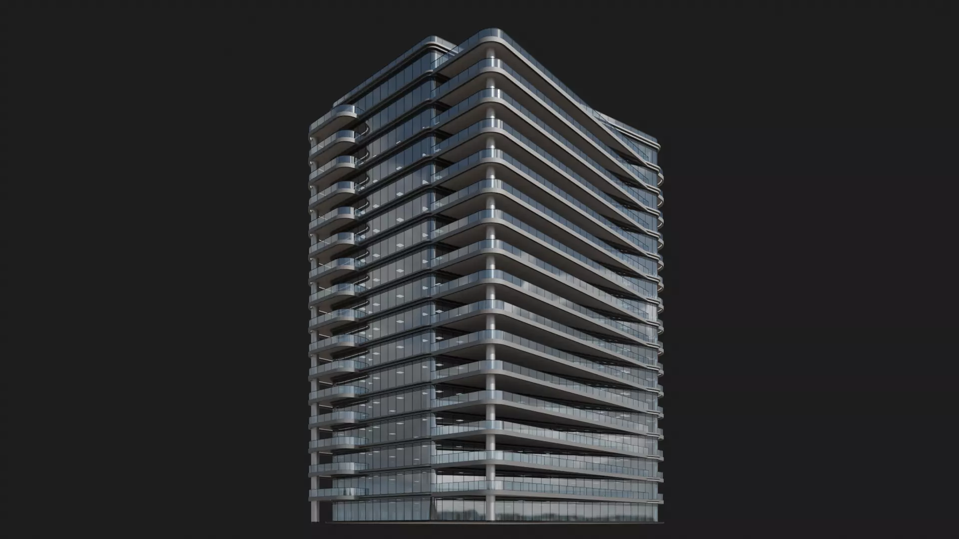 Skywave Tower 3D model_1