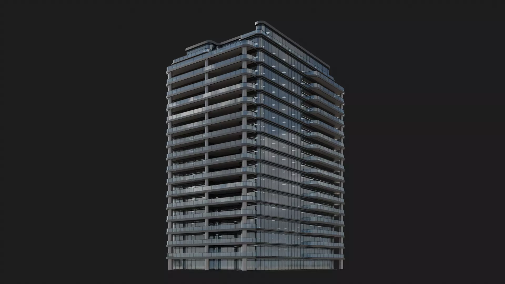 Skywave Tower 3D model_4