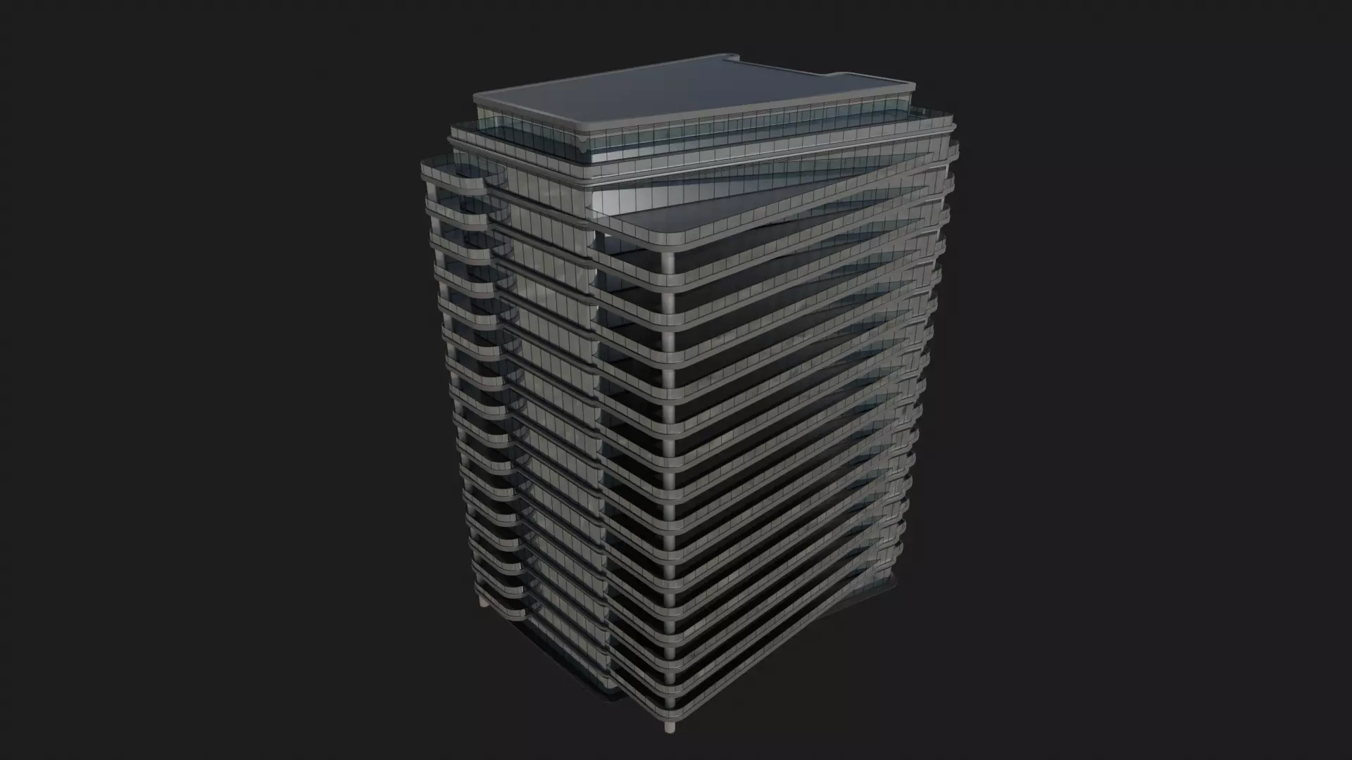 Skywave Tower 3D model_7