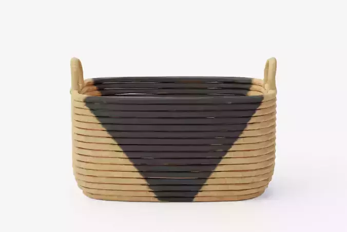 Woven Seagrass Baskets 3D model