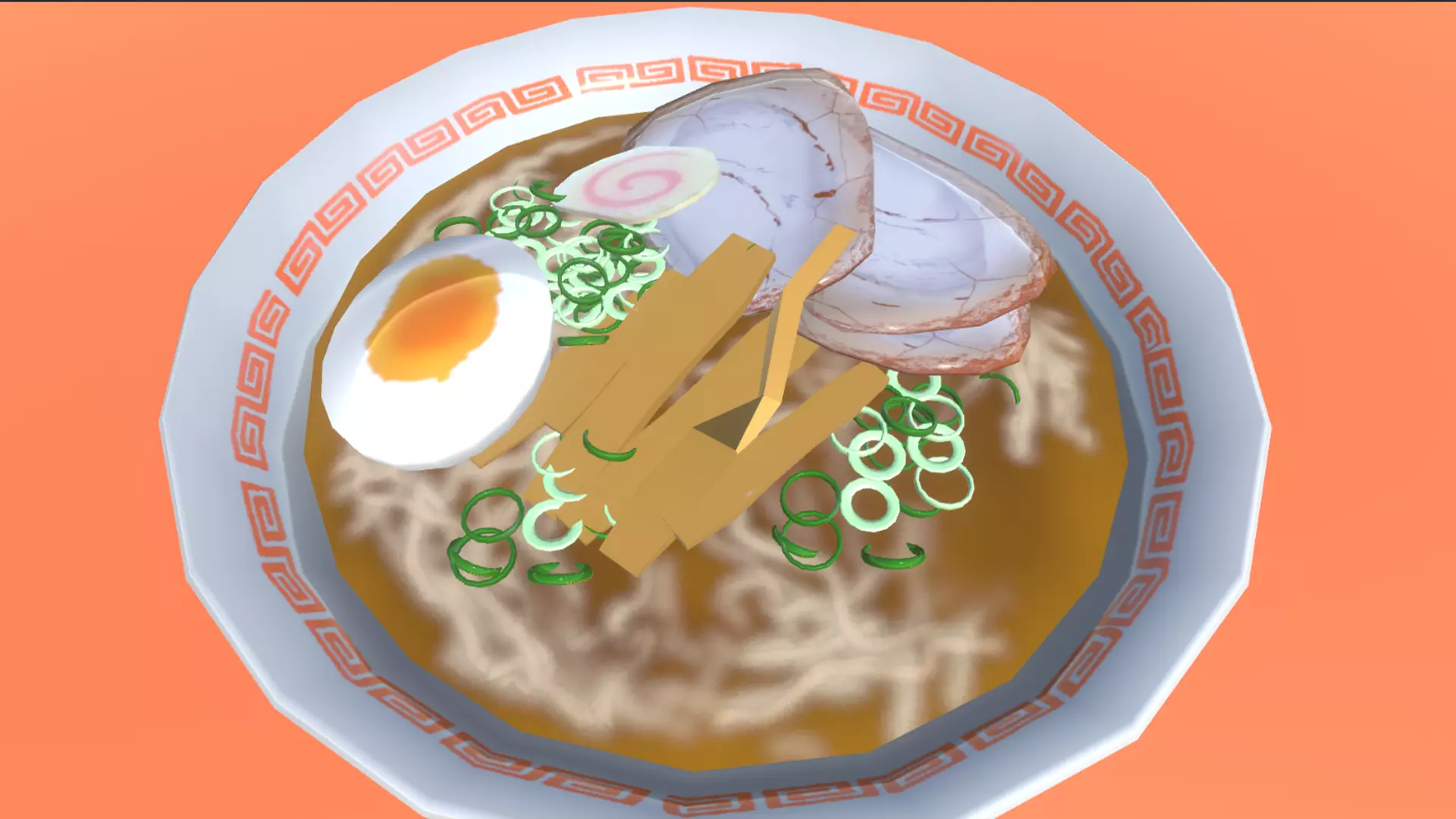 Japanese food Ramen 3D model 3D model_0