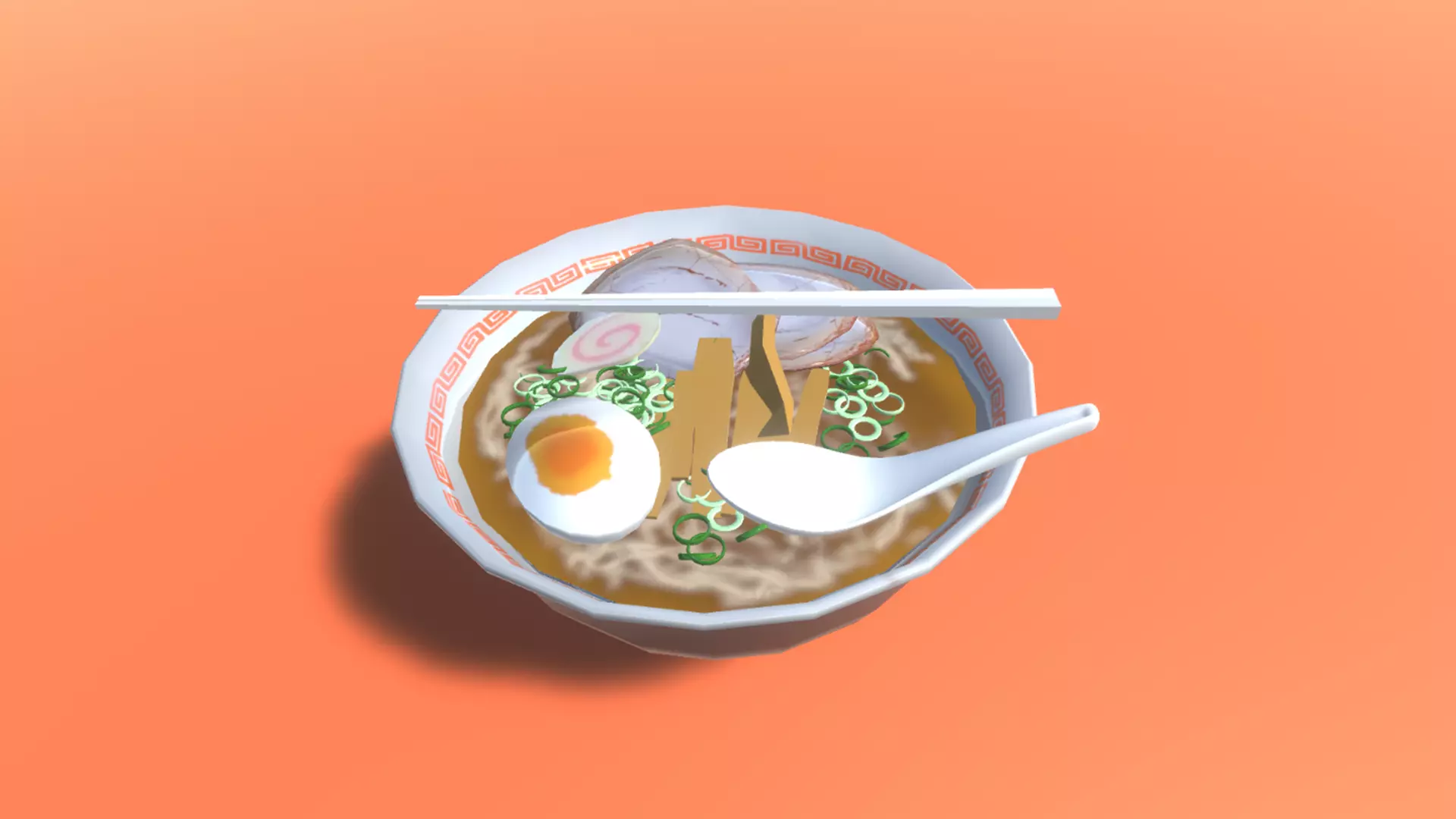 Japanese food Ramen 3D model 3D model_1