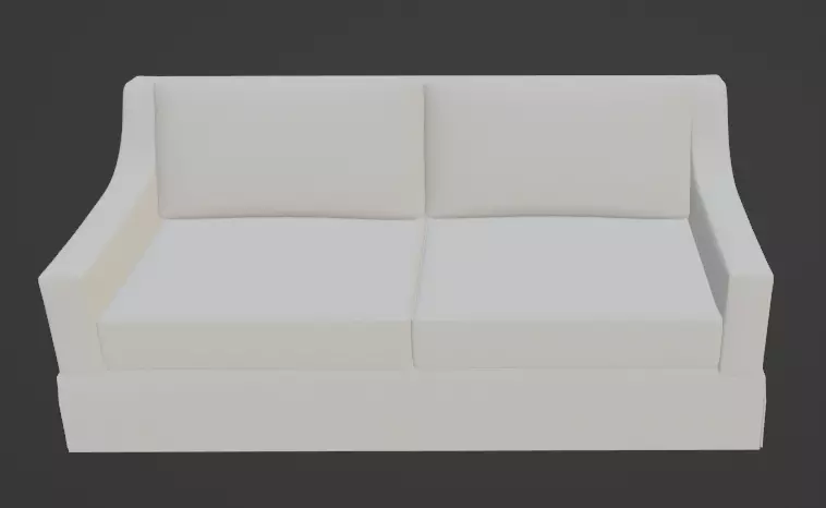 York Slope Arm Slipcovered Sofa 3D model_11