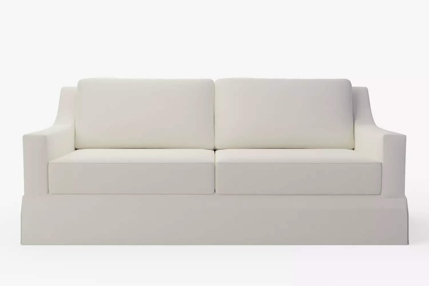 York Slope Arm Slipcovered Sofa 3D model_0