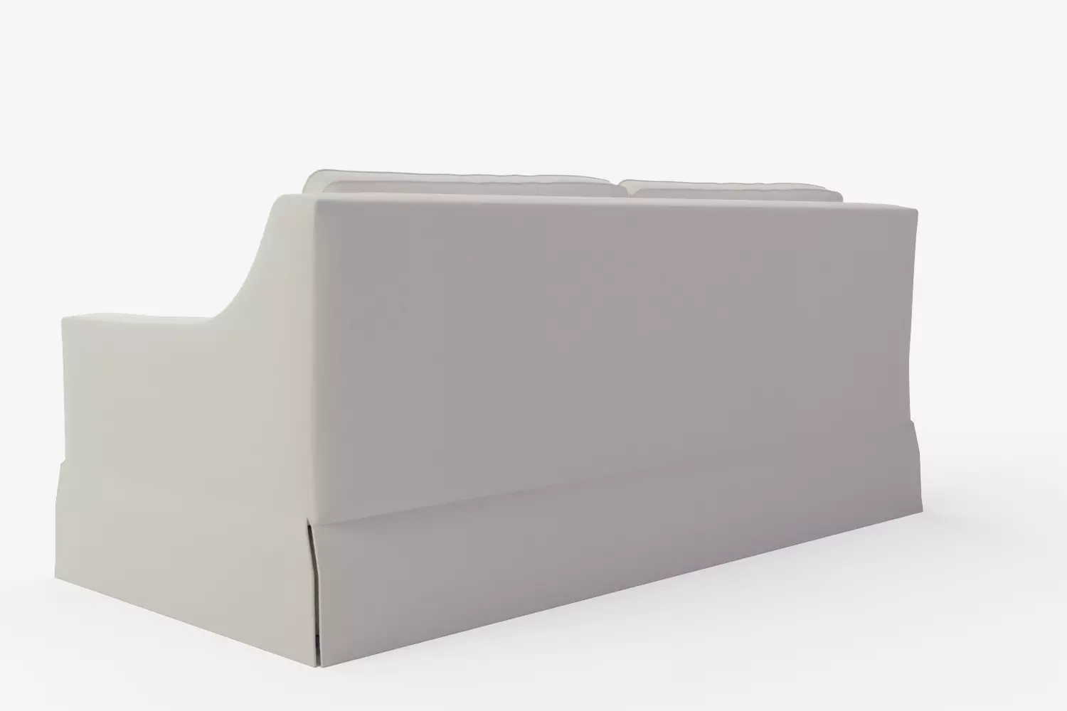 York Slope Arm Slipcovered Sofa 3D model_6