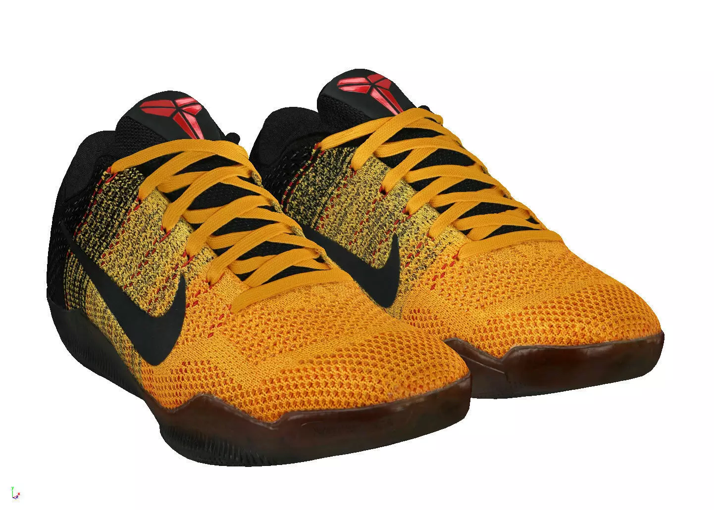 Nike Kobe 11 Elite Low Bruce LEE Low-poly 3D model_0