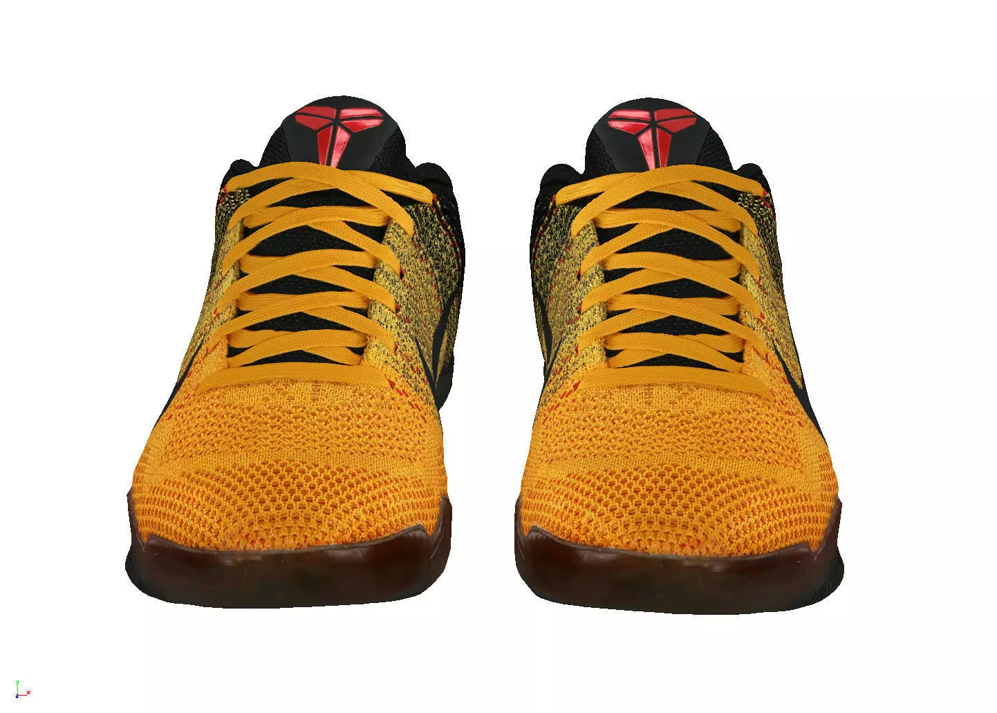 Nike Kobe 11 Elite Low Bruce LEE Low-poly 3D model_1