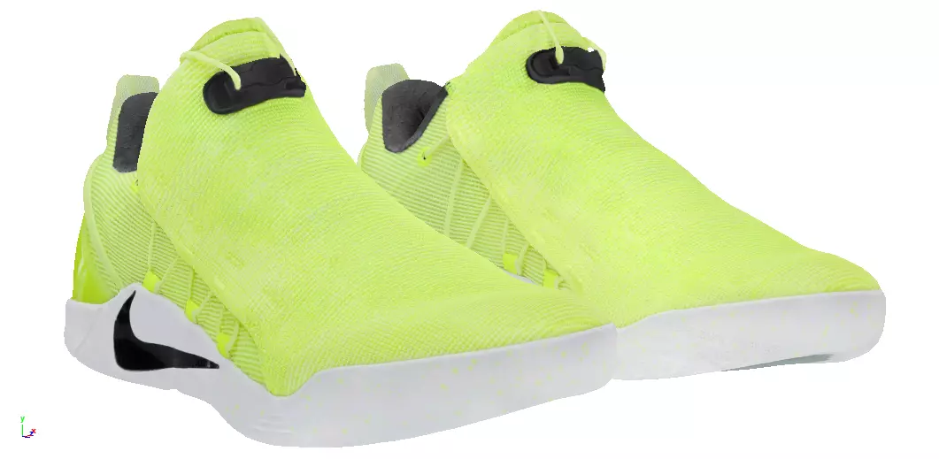 Nike Kobe A D NXT Volt Low-poly 3D model