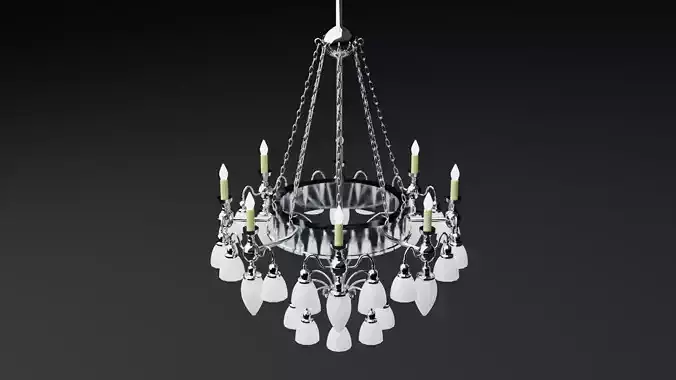Tudor Revival Chandelier