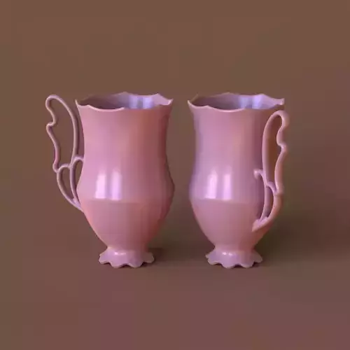Printable Fancy Cup 3D print model