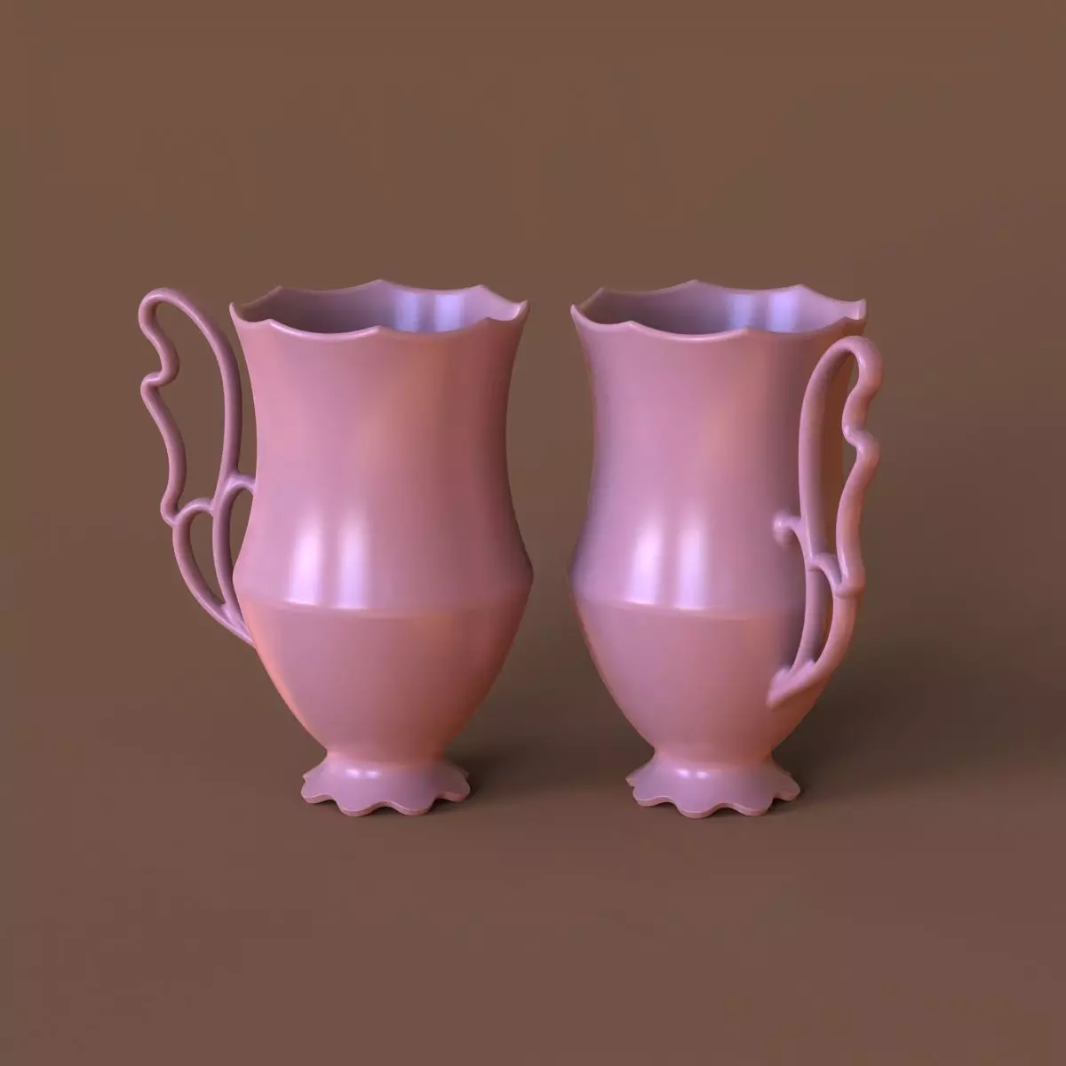 Printable Fancy Cup 3D print model_0