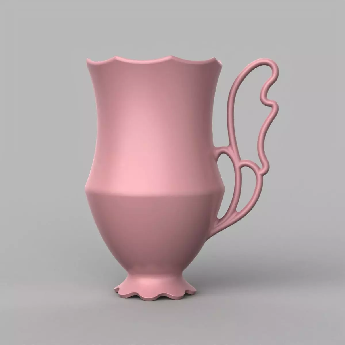 Printable Fancy Cup 3D print model_6