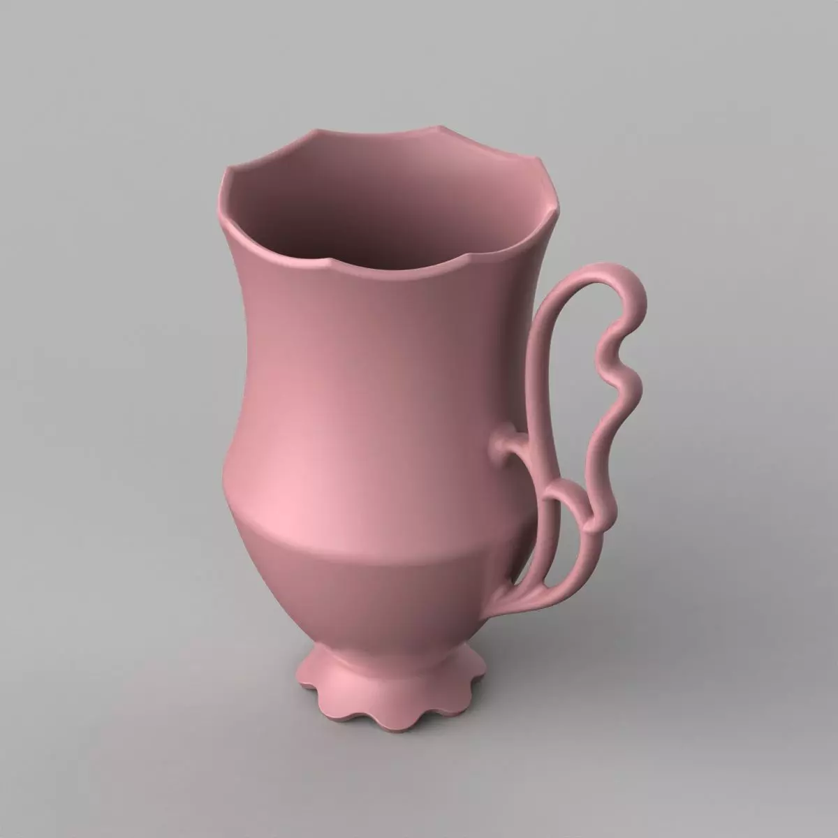 Printable Fancy Cup 3D print model_7