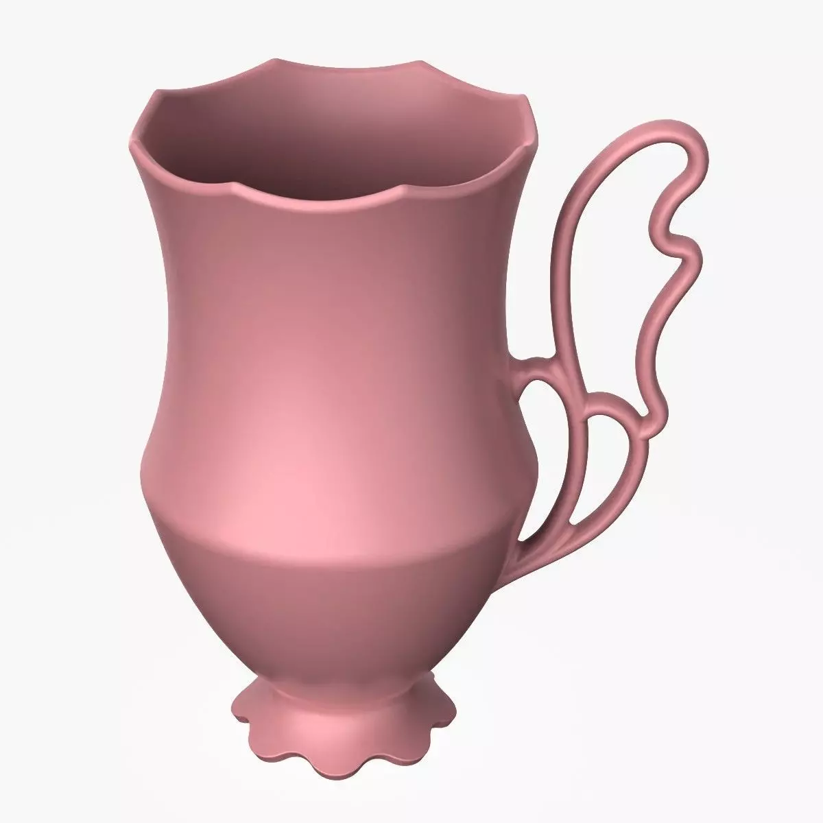 Printable Fancy Cup 3D print model_5