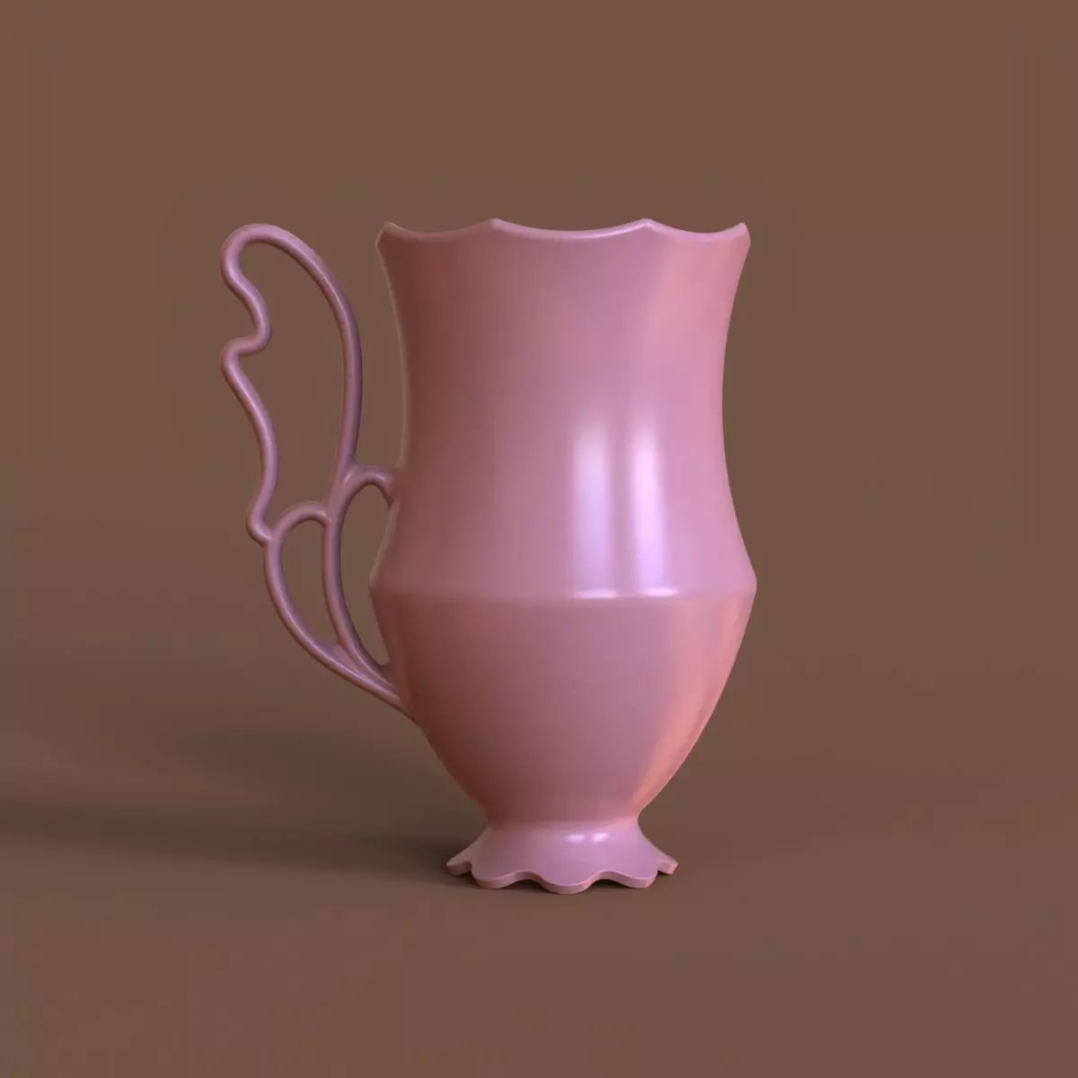 Printable Fancy Cup 3D print model_1