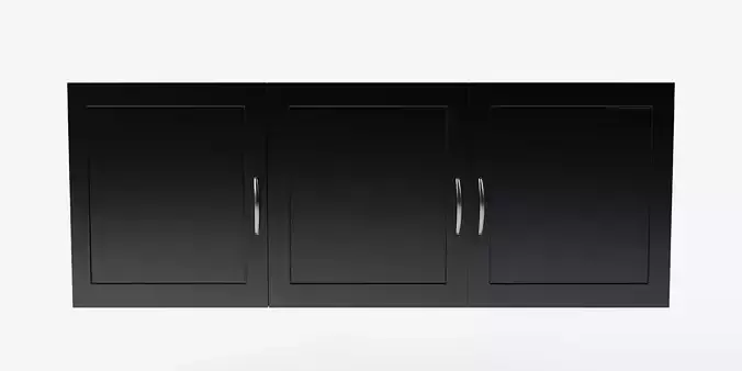 Scholl Wall Mounted Bathroom Cabinet 3D model
