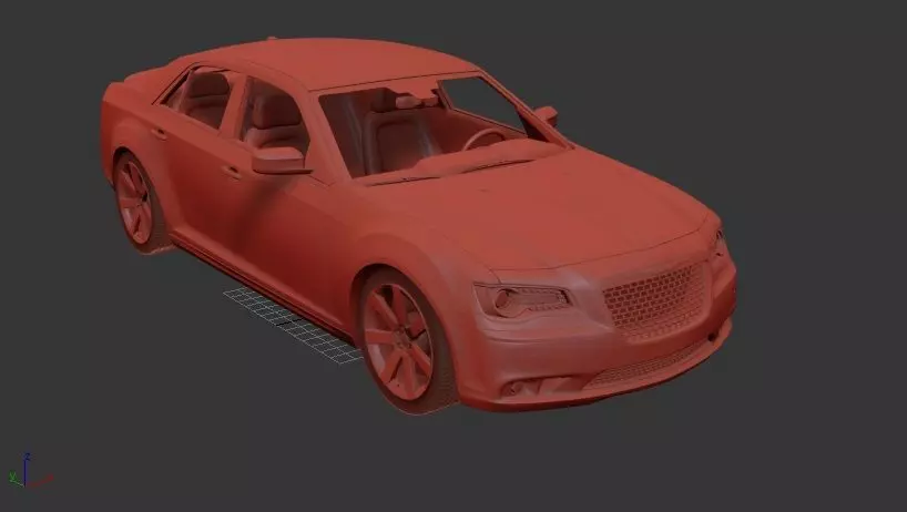 Chrysler 300 SRT8 2012 3D print model_0