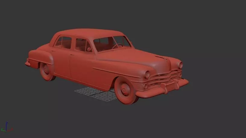 Chrysler New Yorker Mk3 sedan 1950 3D print model_0