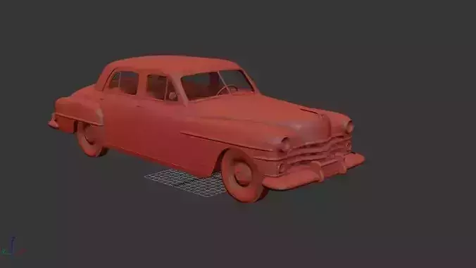 Chrysler New Yorker Mk3 sedan 1950 3D print model