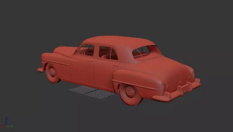 Chrysler New Yorker Mk3 sedan 1950 3D print model_2
