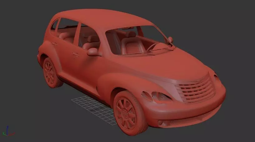 Chrysler PT Cruiser hatchback 2010 3D print model