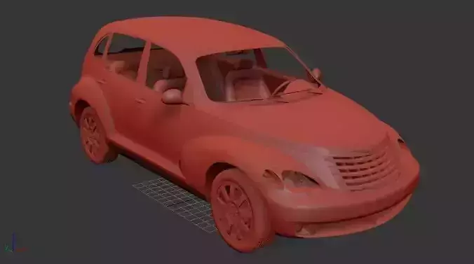 Chrysler PT Cruiser hatchback 2010 3D print model