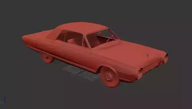 Chrysler Turbine 1963 3D print model