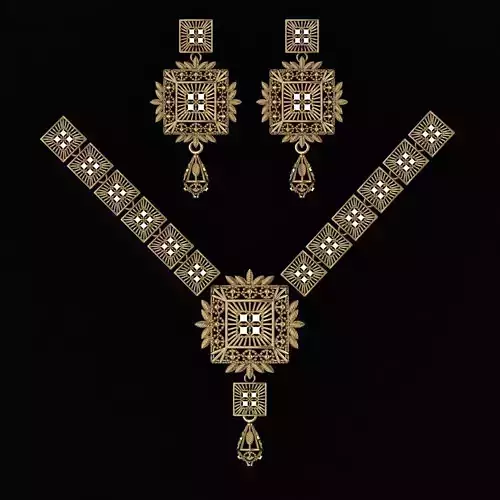 Beautiful Arabic Locket Sets with Chains