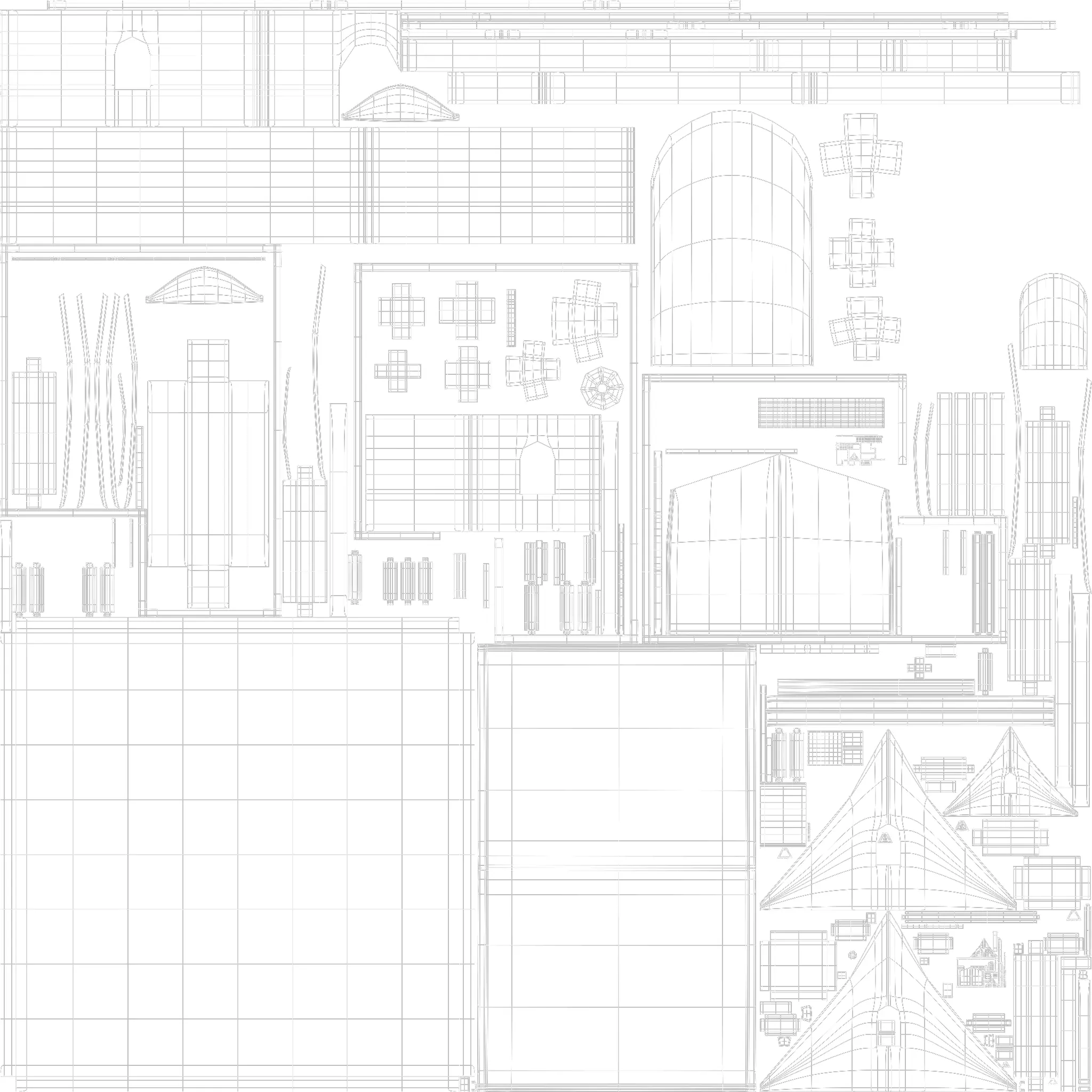 Medieval Village House 3D Model Low-poly 3D model_7