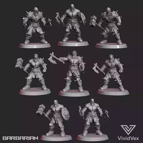 Barbarians Pack 3D print model