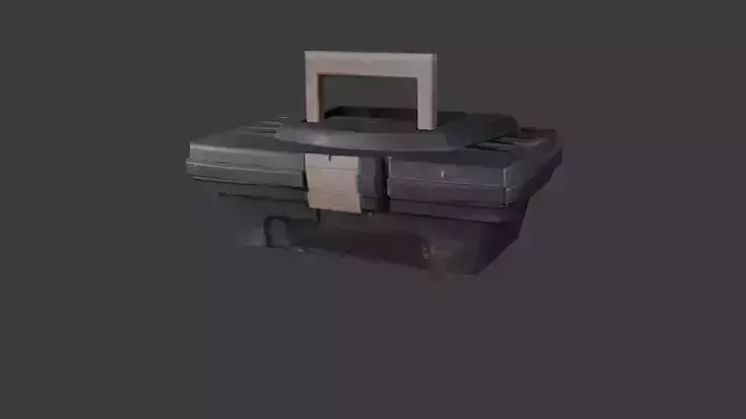 Worn out plastic Toolbox