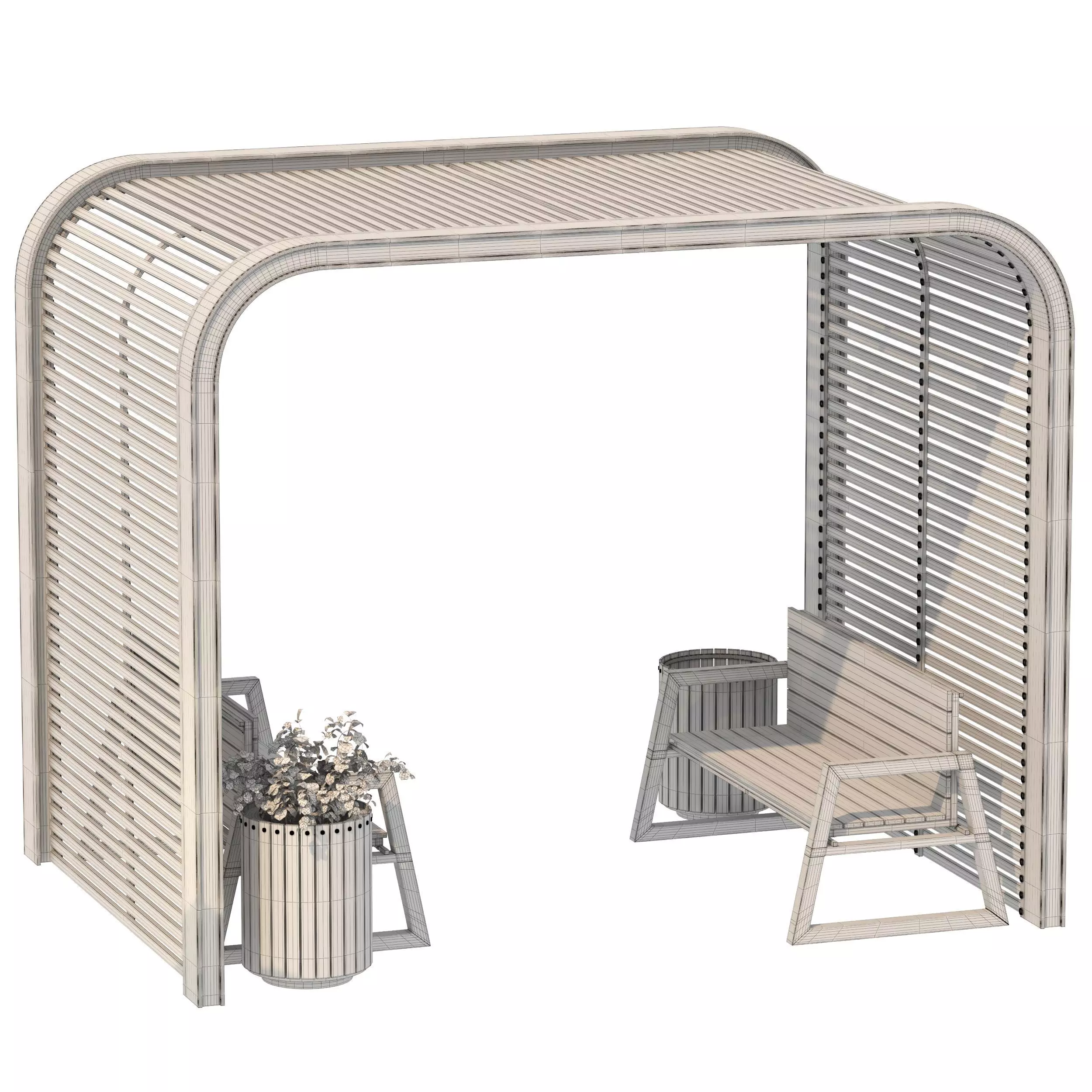 Urban Furniture 09 3D model_6