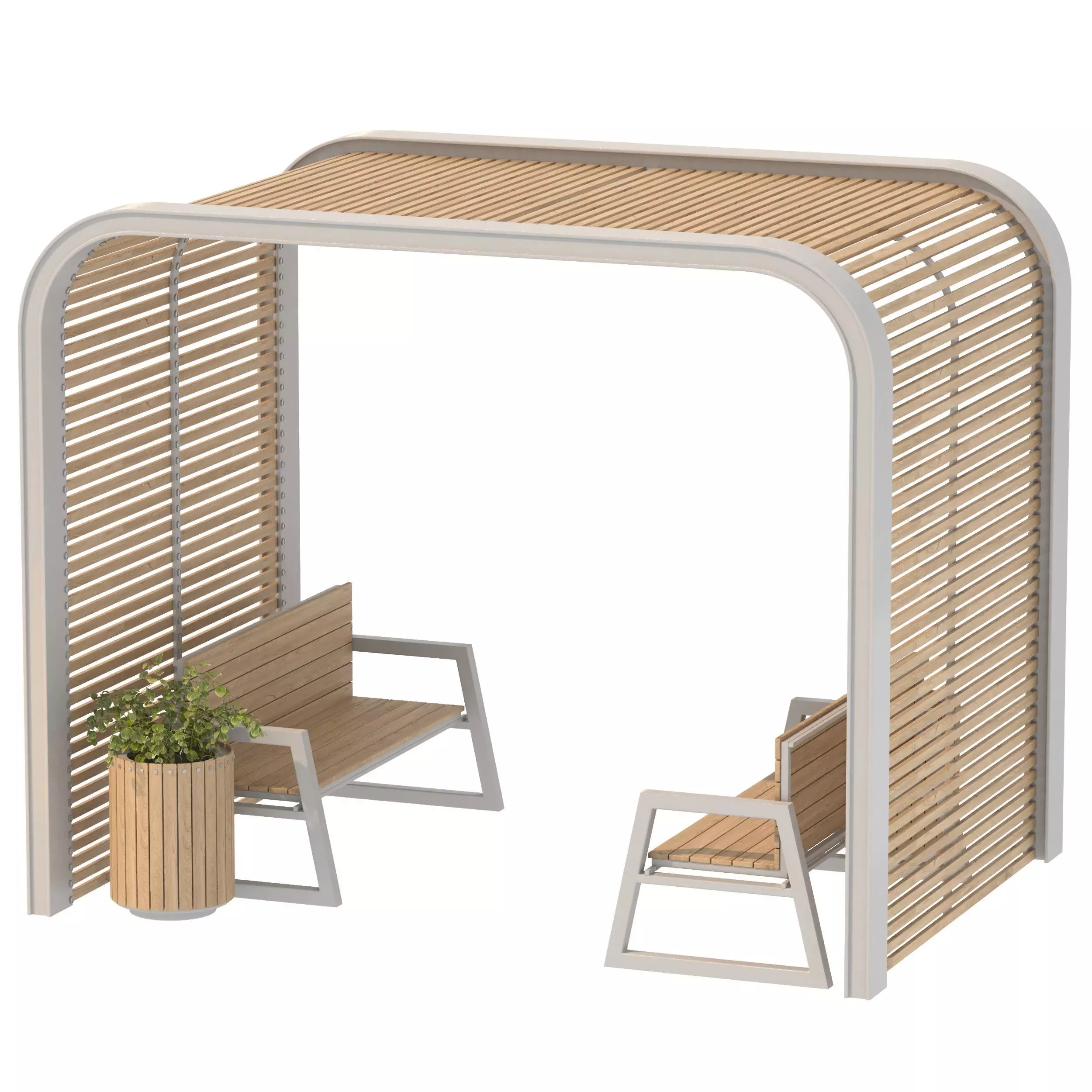 Urban Furniture 09 3D model_2