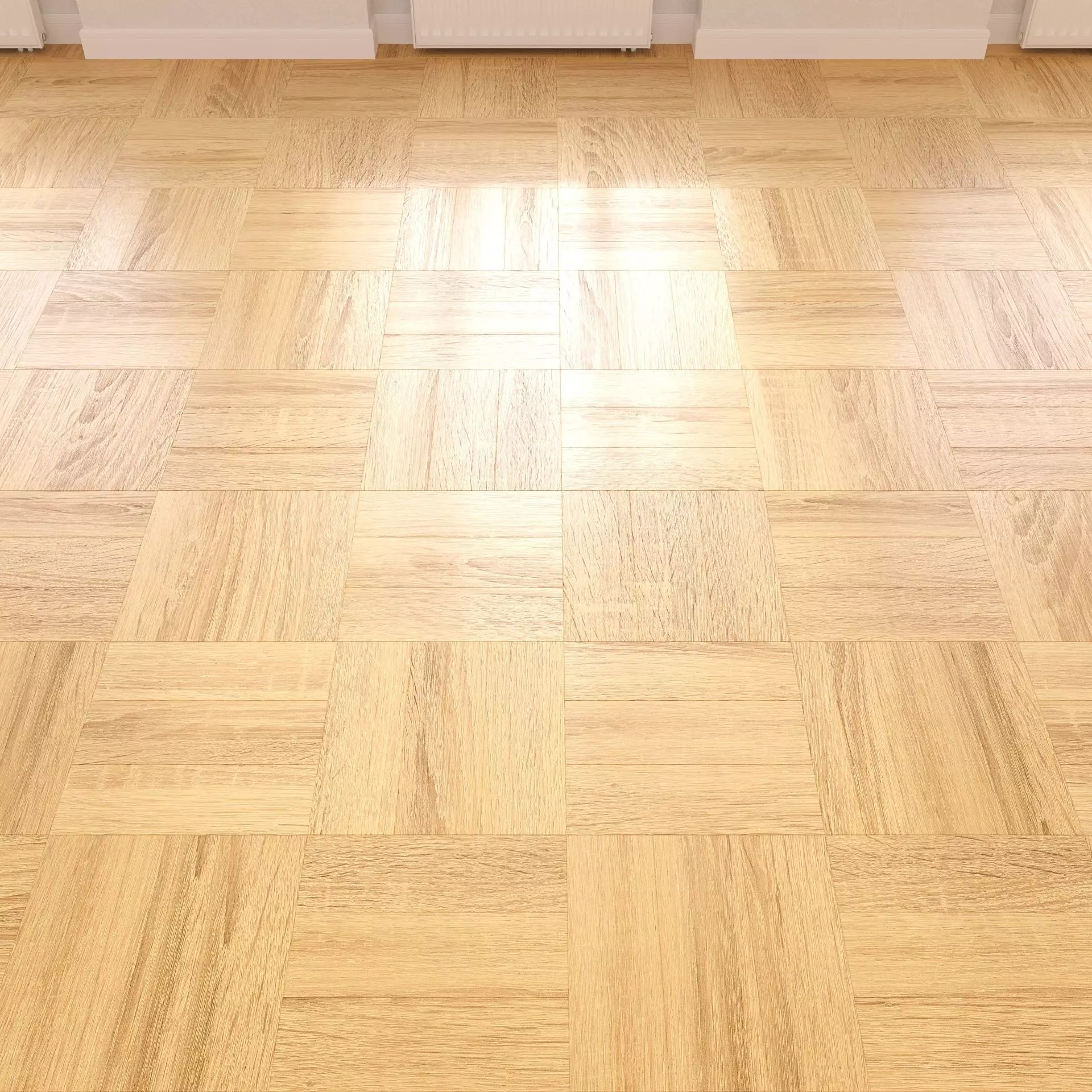 Parquet - Laminate - Wooden floor 2 in 1 Low-poly 3D model_4